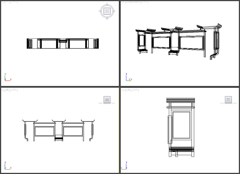 景區(qū)仿古候車(chē)亭制作