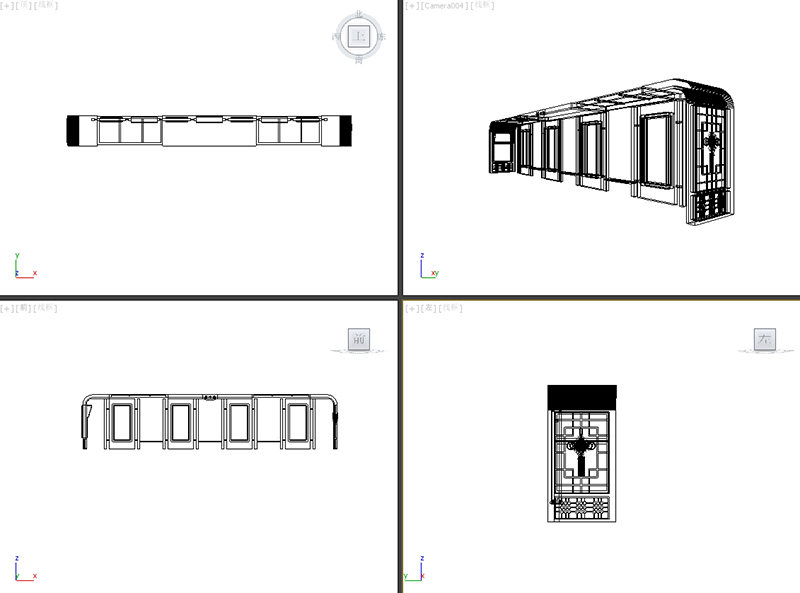 北京公交站候車(chē)亭制作效果圖